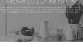 Receive SMS online for Free
